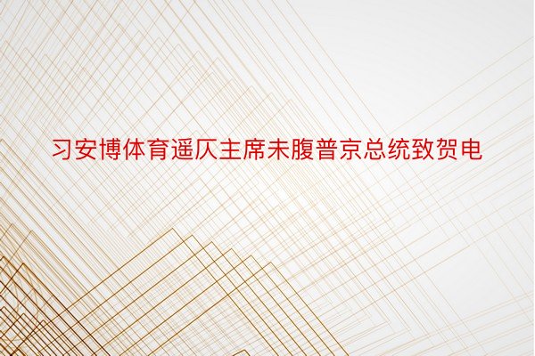 习安博体育遥仄主席未腹普京总统致贺电