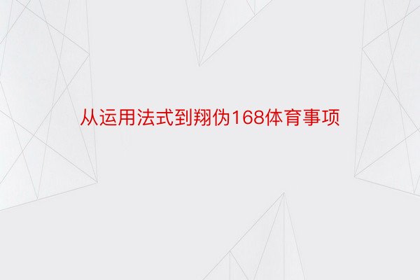 从运用法式到翔伪168体育事项