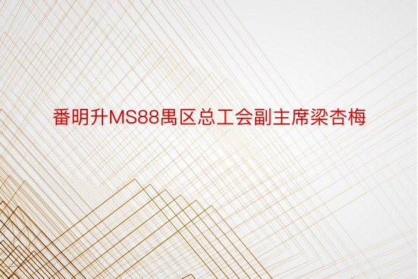 番明升MS88禺区总工会副主席梁杏梅